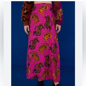 Farm Rio leopard skirt